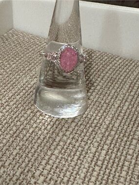 Make it Count Gorgeous RBP7472 Rhodium Pink Ice Crystal size 8